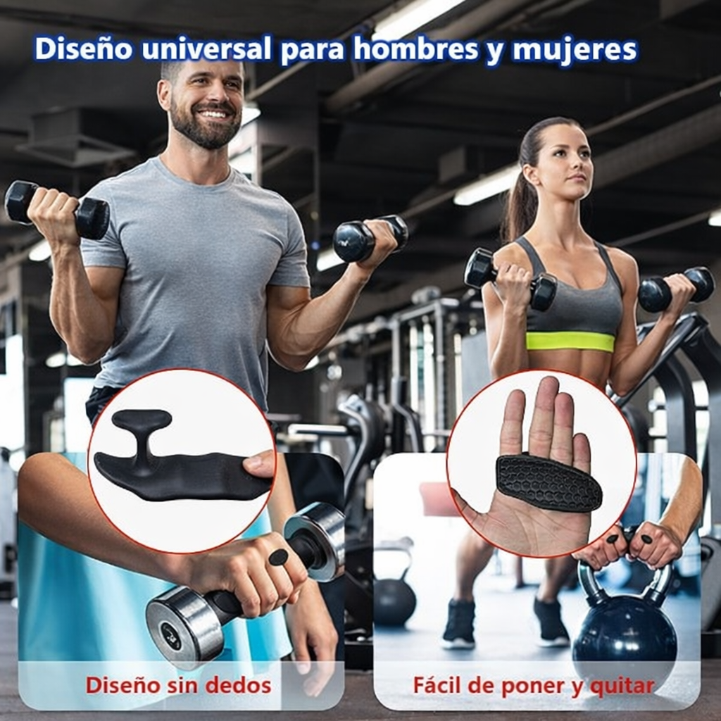 Grips de silicona para gimnasio