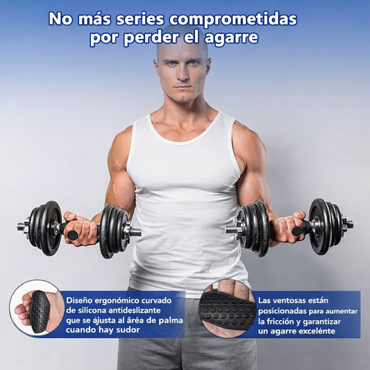 Grips de silicona para gimnasio